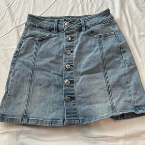 American Eagle Outfitters Blue Denim Mini Skirt